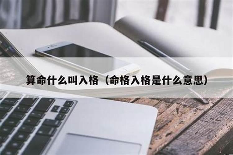 命理入格是什么意思