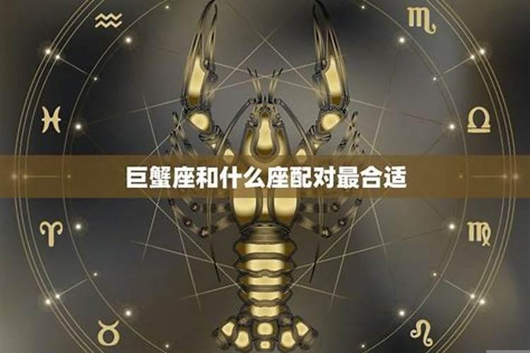 最适合巨蟹的星座