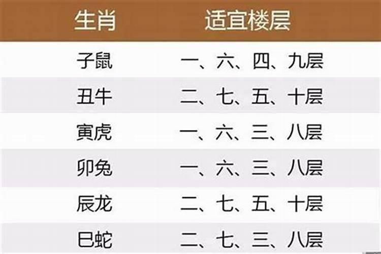 88年属龙吉祥楼层