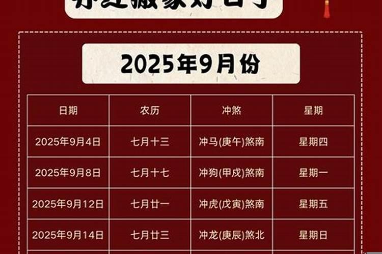 生肖狗搬家入宅的吉日是