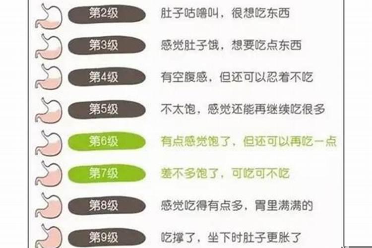 吃饭怎样才是七八分饱