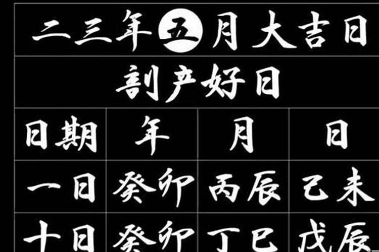 2025年阳历1月剖腹产黄道吉日