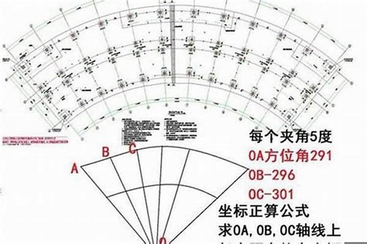 扇形怎样放样
