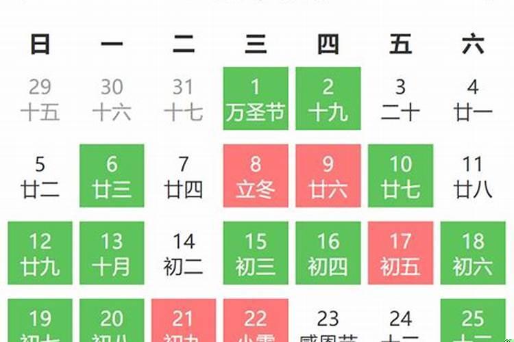 2025年11月份理发吉日一览表