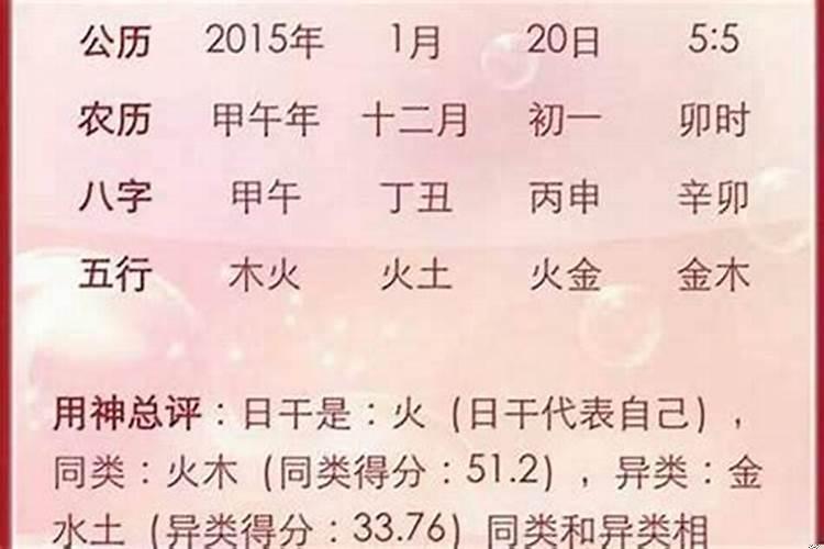 姓名和生辰八字有关系吗