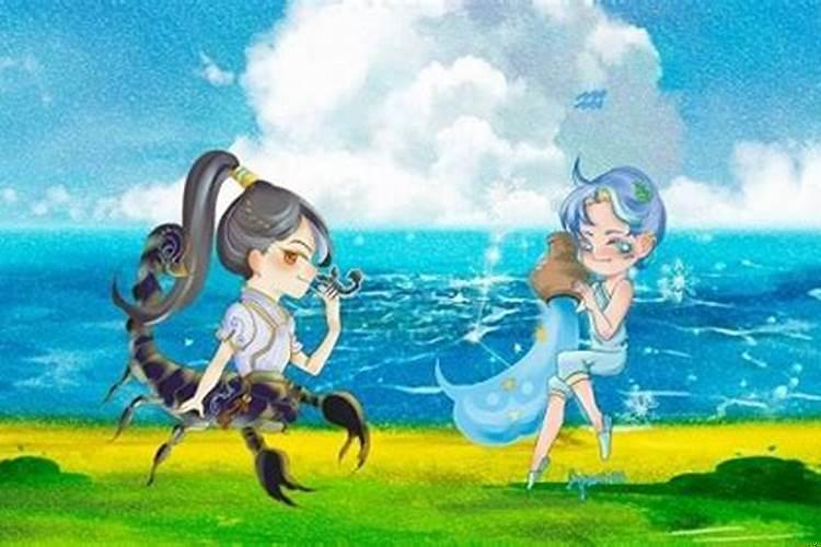 天蝎男是不是很爱水瓶女